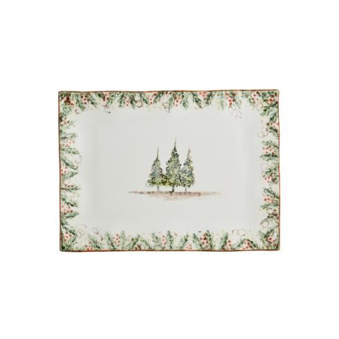 Arte Italica  Natale Medium Rectangular Tray $158.00