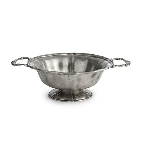 $368.00 Footed Bowl with Handles