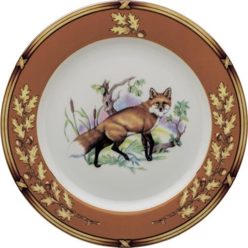 $68.00 American Wildlife Fox 8" Salad Plate