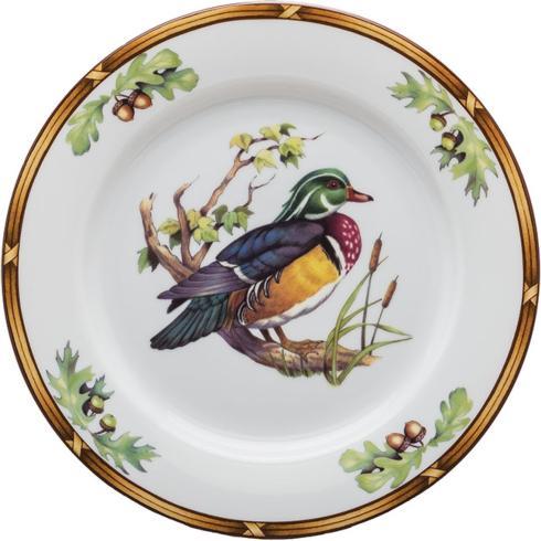 $68.00 Game Birds Wood Duck 8" Salad Plate