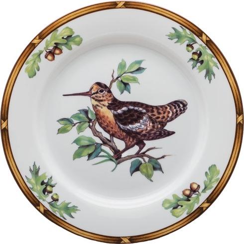 $68.00 Game Birds Woodcock 8" Salad Plate