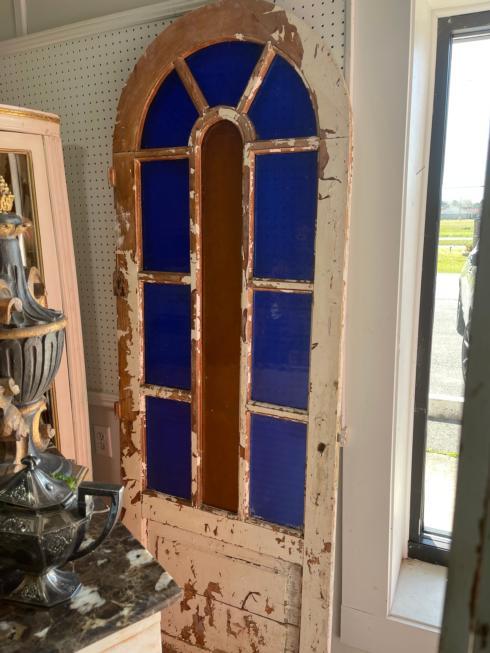 $799.00 Antique stained glass church window