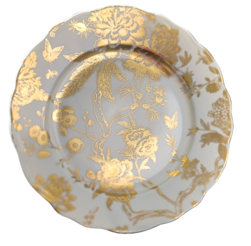 $190.00 Grey &amp; Gold accent plate