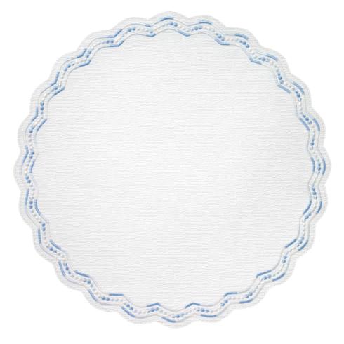 $153.00 Blue 15" Round Mat - Pack of 4