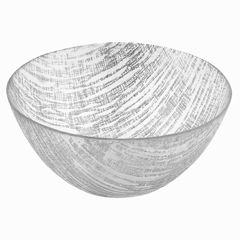 Secret Treasure Handcrafted Glass Bowl D8.75" - $34.95