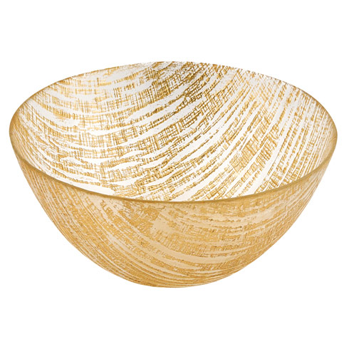 $44.95 Secret Treasure Handcrafted Glass Bowl D 11"