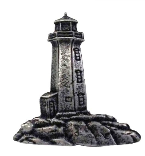 Stand Alone Lighthouse Pewter Ox Cabinet Knob - $15.60