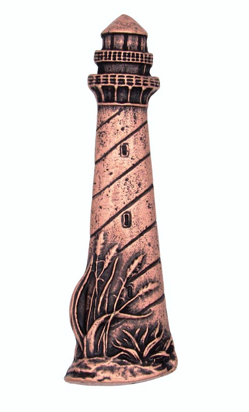 Lighthouse 2-15/16-in Center to Center  Copper Ox Cabinet Pull