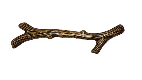 Large Twig 6-in Center to Center Brass Ox Cabinet Pull - $32.80
