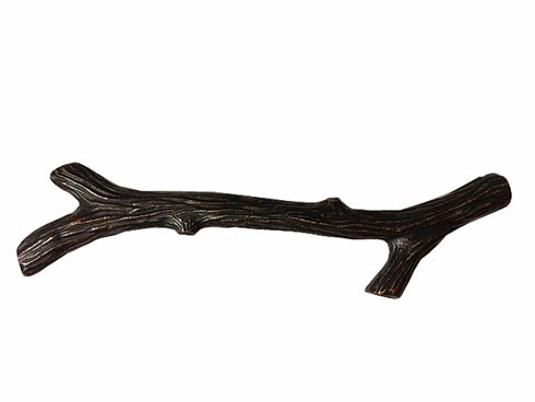 33.8 Large Twig 6-in Center to Center Oil Rubbed Bronze Cabinet Pull