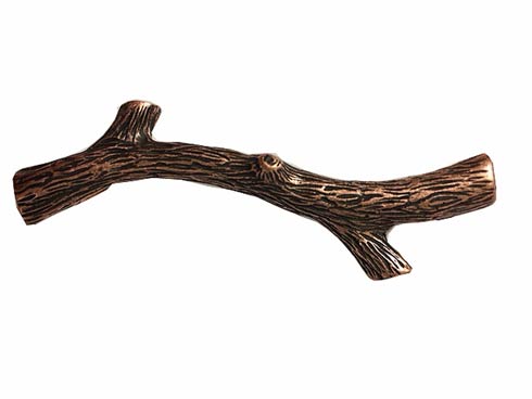 Small Twig 2-15/16-in Center to Center Copper Ox Cabinet Pull - $20.70