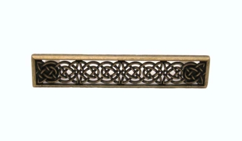 $20.10 Celtic Style 3-7/8-in Center to CenterBrass Ox Cabinet Pull