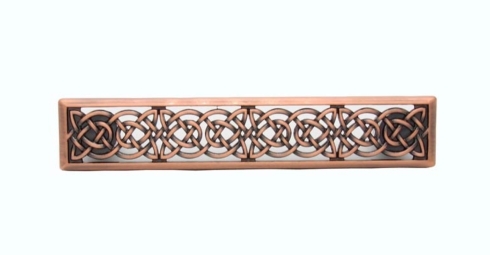 $20.10 Celtic Style 3-7/8-in Center to Center Satin Copper Ox Cabinet Pull