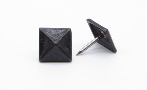 Square 3/4-in Pyramid Clavo 4-Pack Oil Rubbed Bronze