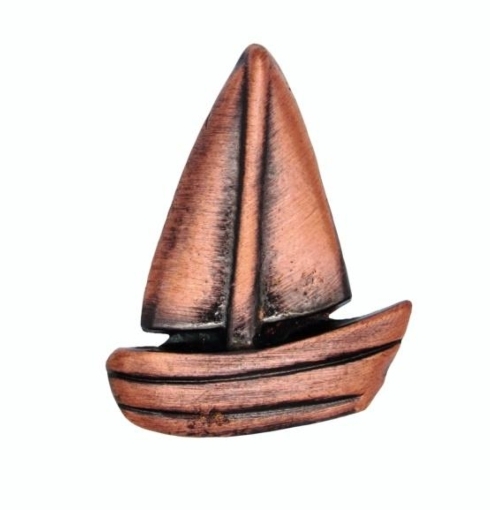 Sailboat Copper Ox Cabinet Knob - $15.60