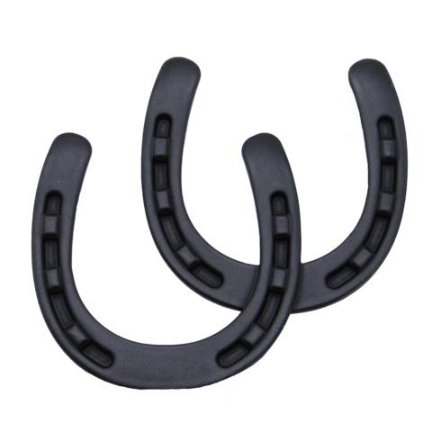 $20.70 Double Horseshoe 2 1/2-in Centers Matte Black Cabinet Pull
