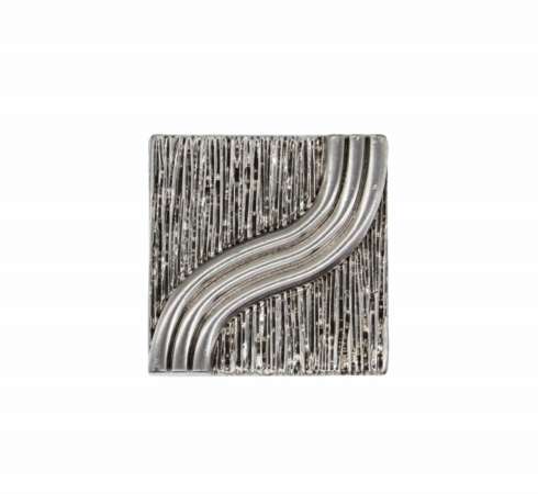 $15.60 Square Wave Textured Satin Nickel Cabinet Knob