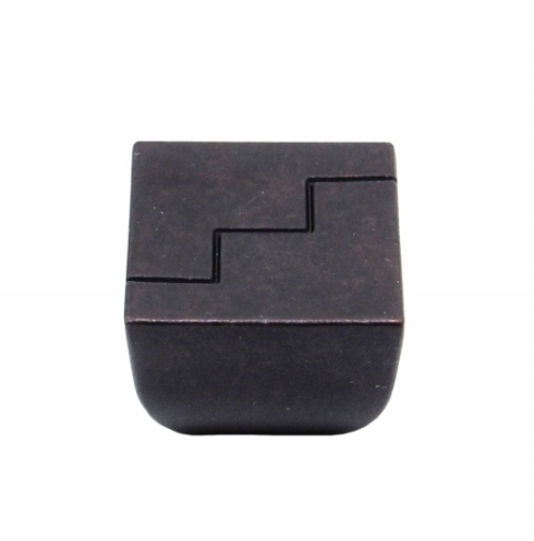 $14.40 Square Zig-Zag Oil Rubbed Bronze Cabinet Knob