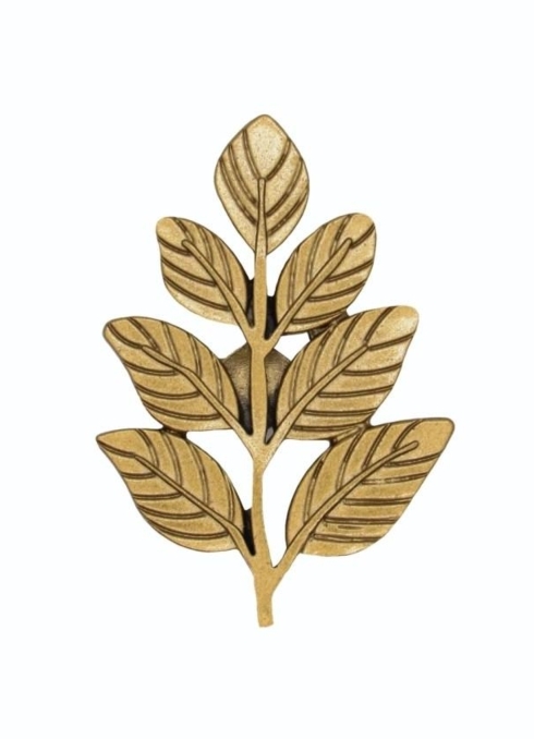 $18.00 Fern Leaf Lux Gold Cabinet Knob