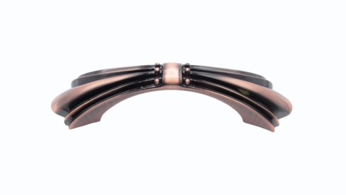 $16.60 Beaded Elegance Dual Mount 3-in or 3-3/4-in Center to Center Satin Copper Ox Arch Cabinet Pull