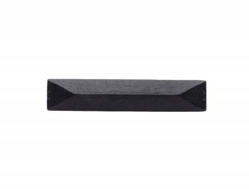 Rustic Pyramid 3-3/4-in Center to Center Matte Black Cabinet Pull - $18.30