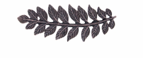 $26.70 Fern Leaf 2-15/16-in Center to Center Oil Rubbed Bronze Cabinet Pull