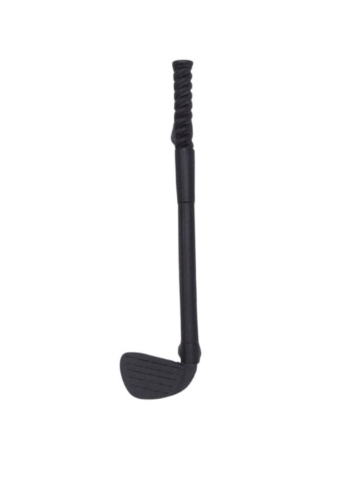 $29.80 Small Golf Club Left Facing Cabinet Pull 4" Center to Center Matte Black