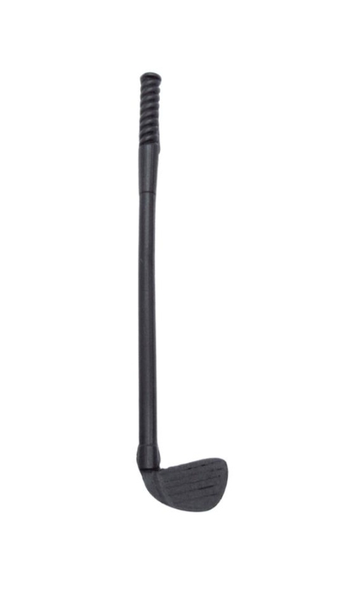 $31.80 Large Golf Club Right Facing Cabinet Pull 6" Center to Center Matte Black