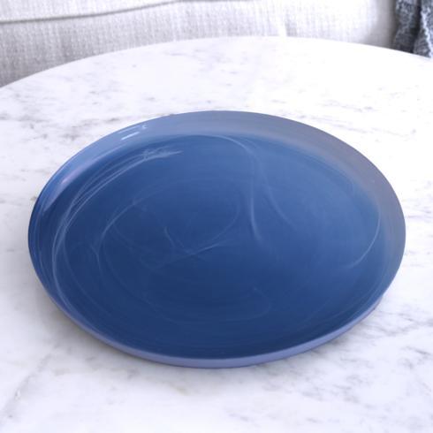 Swirl Large Platter (Blue and White) image