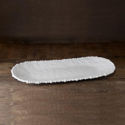 Alegria Large Oval Platter (White) image