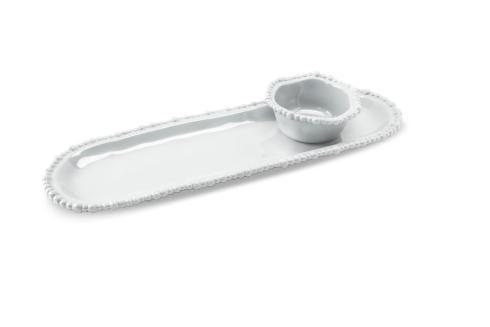 $44.00 Alegria Medium Baguette Platter (White)