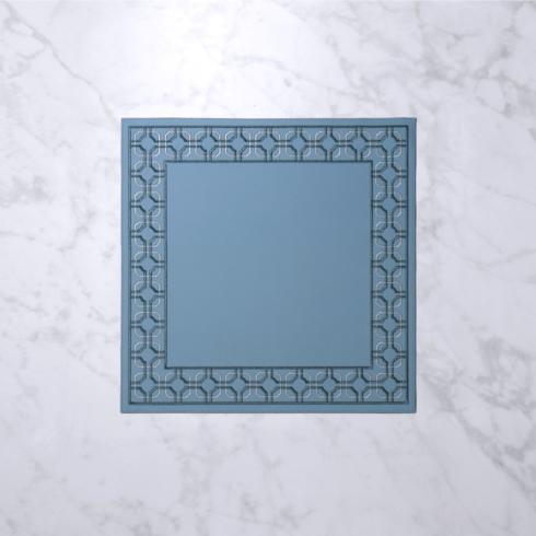 $86.00 Square Embroidered 15" Square Placemats Set of 4 (Blue)