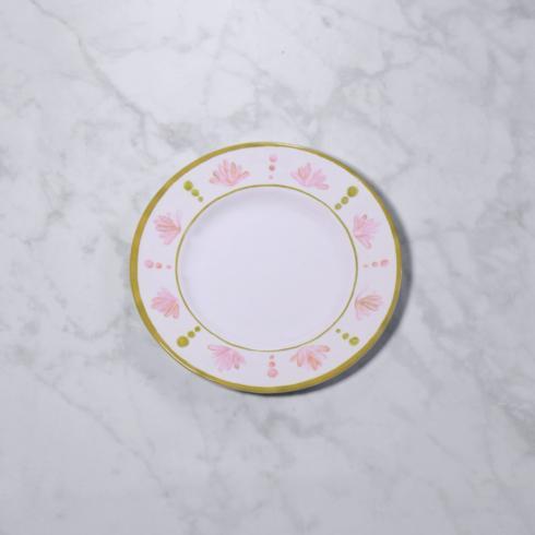 $20.25 Athena Dinner Plate 11" (Pink and Green)
