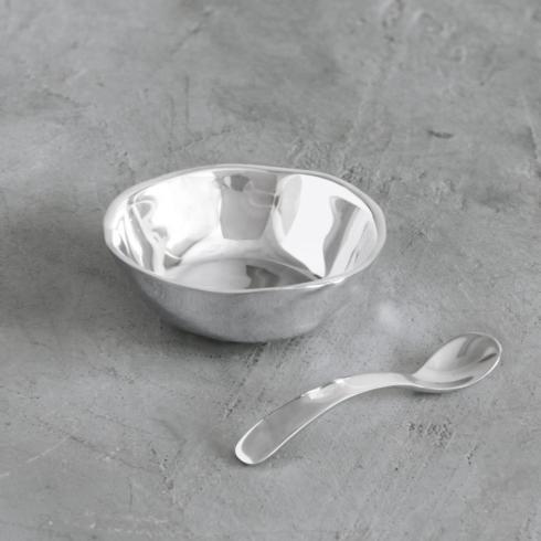 GIFTABLES Soho rnd bowl w/spoon - $54.00