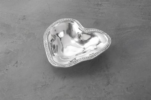 $40.00 GIFTABLES Pearl denisse heart bowl