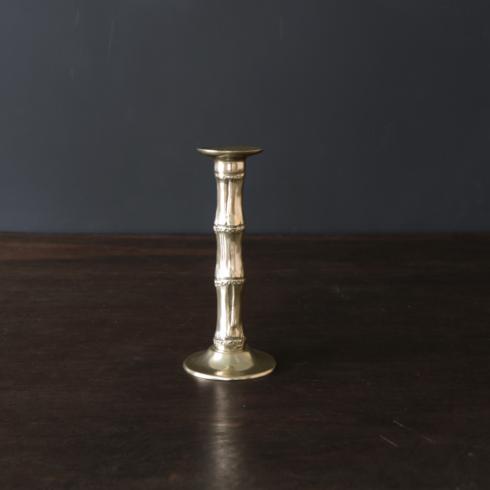 Bamboo Small Candlestick Holder (Gold) - $91.00