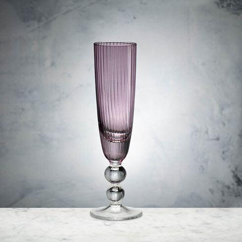 $26.00 Venice Champagne Flute Purple