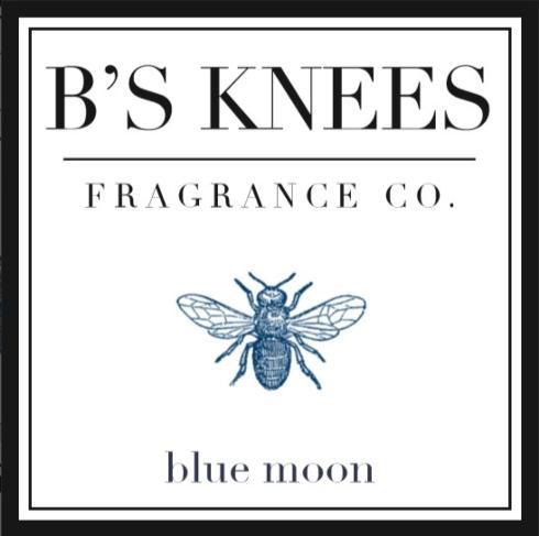B\'s Knees Candles  Blue Moon Glass Candle $38.00