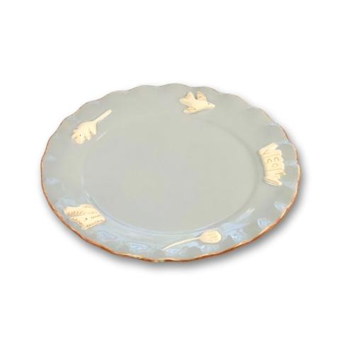 $39.00 Whisker Plate - French Grey