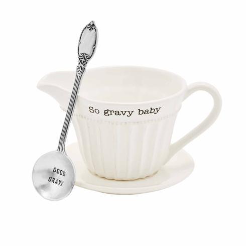 Mud Pie   Gravy boat with tray $32.00