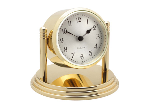 $495.00 Dartmouth Clock in Brass