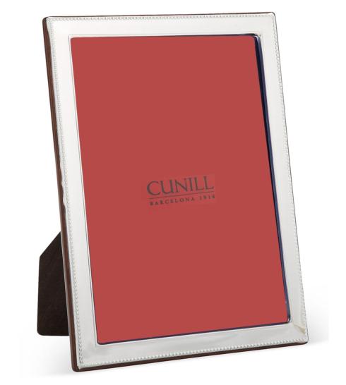 Cunill .925 Sterling Bead Bevel Picture Frame 