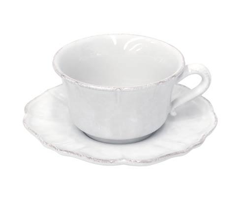 Casafina  Impressions Jumbo Cup and Saucer 13 oz., White $34.00