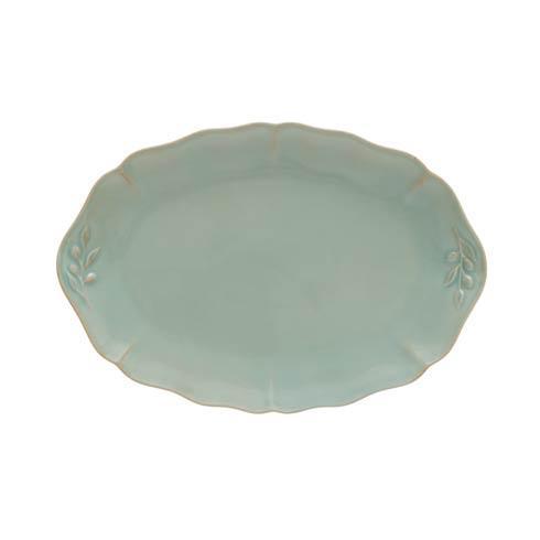 $58.00 Oval Platter 13", Turquoise