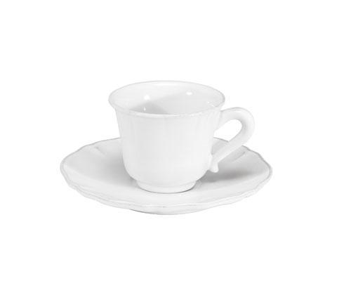 $30.00 Coffee Cup and Saucer 3 oz., White