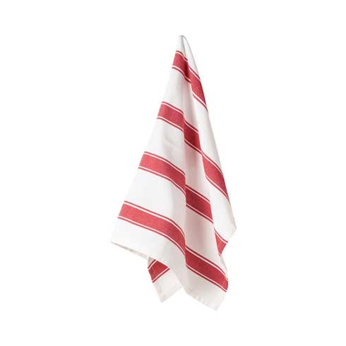 $15.00 Kitchen Towel Stripes, Classic red