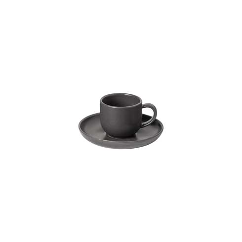 $24.00 Coffee Cup and Saucer, Seed grey