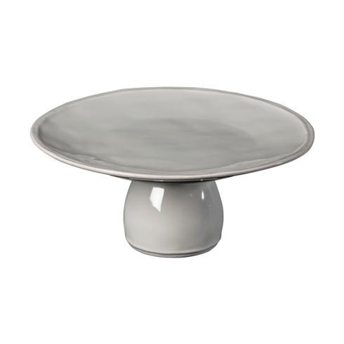 $99.00 Footed Plate 11", Dove grey