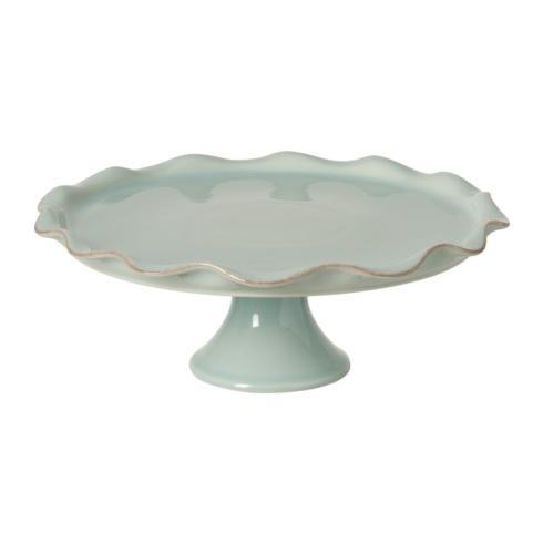 $124.00 Footed Plate 14", Robin\'s egg blue
