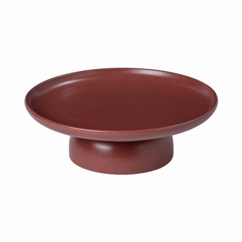 $67.00 Footed Plate 11", Cayenne